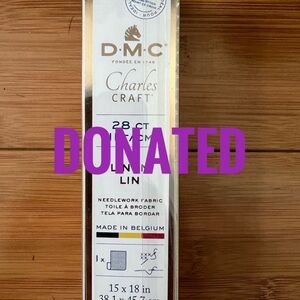 DMC Charles Craft Linen Needlework Fabric
